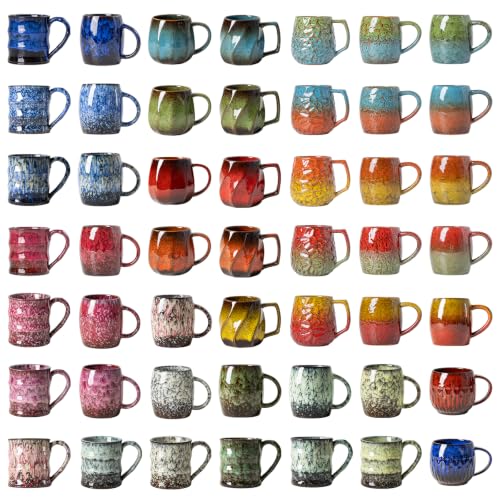Celadon Rain Ceramic Mug, 14oz Reactive Glaze Mug, Housewarming Gift - color: 14OZ - Celadon Rain · RENEW