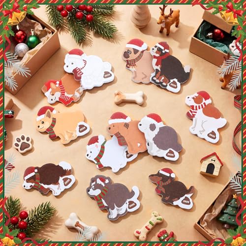 Yinder 24 Pads Dog Poop Sticky Notes Funny Christmas Party Gift - color: Multicolor, size: Dog Poop