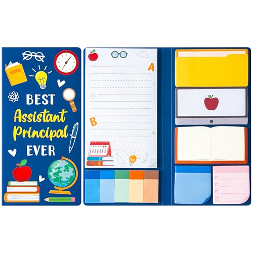 Xqumoi Best Assistant Principal Ever Sticky Note Set School Office Supplies - color: 1pack-assistant Principal