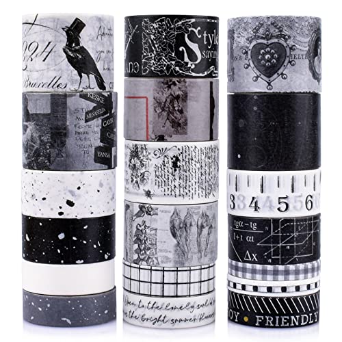 20 Rolls Vintage Washi Tape Set