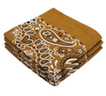 Every-ville Cotton Bandana Handkerchief for Men & Women, 3 Pack - color: Brown
