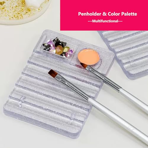 Nail Art Brushes Set, Dotting Sculpt Tools, Ombre Sponges for Home Manicure - size: Medium