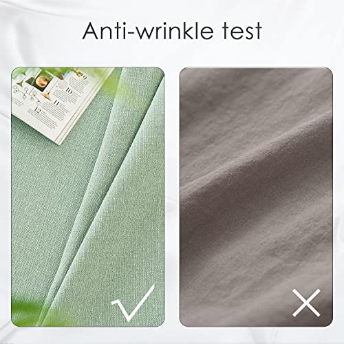 BALCONY & FALCON Rectangle Table Cloth Waterproof Celadon Green 47"x47" - color: Celadon Green, size: 47" x 47" (Square)
