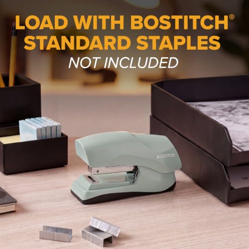 Bostitch Heavy Duty Stapler, 40 Sheet Capacity, No Jam, Sage - color: Green, size: Pack of 1