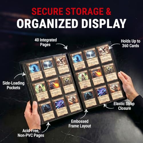 Ultra Pro Pokemon Card Binder 9 Pocket Full-View with Poke Ball Design