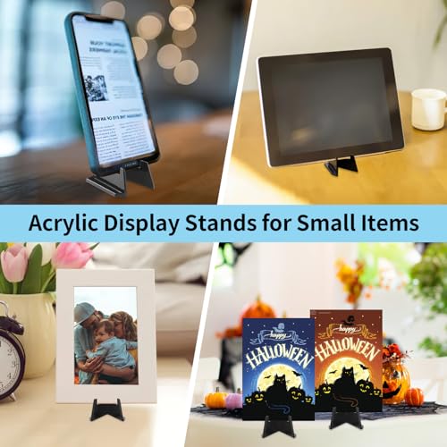 Reastar 20 Pcs Card Display Stands, Acrylic Sports Card Holder