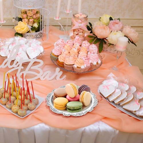 Silver Serving Tray Decorative Platter, 7.86 Inch Iron Dessert Plate, Food Cupcake Vanity Jewelry Display Wedding Party