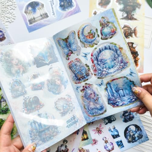 Fantasy Magic Sticker Book for Journaling Scrapbooking 400+ Stickers - color: Magical_fantasy