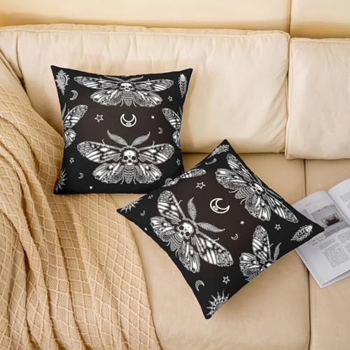 Feelyou Boho Moth Throw Pillow Cover 1 Piece 16"x16" - color: Multi 05, size: 16" x 16" (Pack of 1)