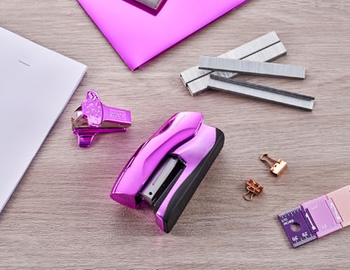 Bostitch Heavy Duty Stapler Value Pack, 40 Sheet Capacity, Metallic Purple - color: Metallic Purple