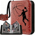 Basketball Card Binder, 400 Pockets, Protective Trading Card Album - color: Basketball, size: 400 Pockets