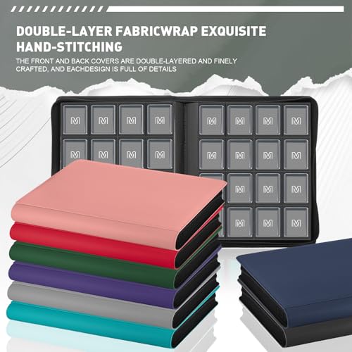 16 Pocket Toploader Binder,Holds 640 TopLoaders (16 Dark Grey) - color: 16Dark Grey