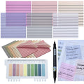 YOUDEFUL 800Pcs Transparent Sticky Note, 3"x3" Clear Sticky Note with Line - size: Square Line