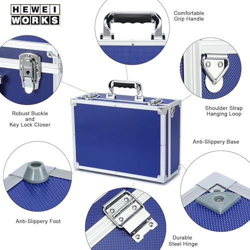 Collectable Trading Card Cases, Toploaders Storage Box, Magnetic Card Storage Hard Cabinet, Graded Card Storage Case, Sports & Trading Collector Storage Box (Blue) - color: Blue, size: Large