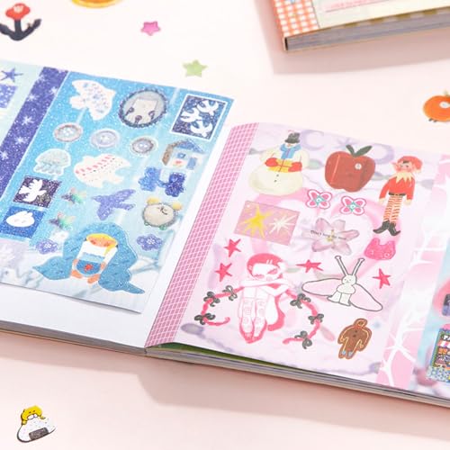 TIAMECH Japanese Manga Little Wish Stickers Book - color: Little Wish