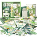 Scrapbooking Supplies Kit, Aesthetic Junk Journal Supplies, Scrapbook Kit - color: Mist Island Poems