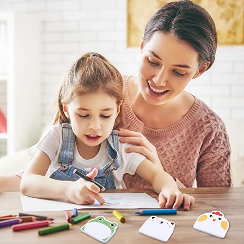 Yinder 24 Pads Animal Sticky Notes, Cute Cartoon Memo Self Adhesive - color: Multicolor, size: Classic Animals