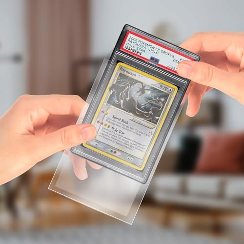 EVORETRO PSA Graded Card Sleeves, PSA Slab Protector for Graded Cards - size: PSA Graded Resealable Sleeves (Pack of 100)