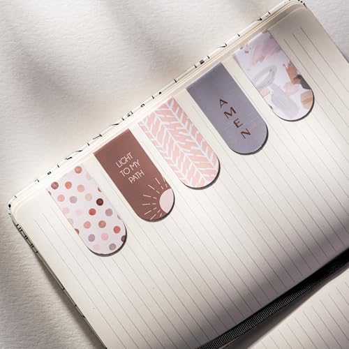 DiverseBee Magnetic Bible Bookmarks, 5 Pack (Light) - color: Light