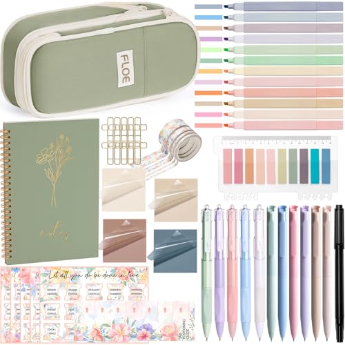 Bible Study Supplies Journaling Annotation Kit, Christian Gifts for Women - color: A1.Green