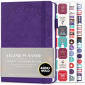 Legend Planner Undated, Weekly & Daily Goal Journal, A5 Purple - color: Purple (Undated), size: A5 (5.5'' x 8.3'')