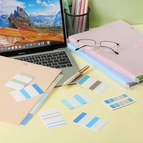 Mr. Pen- Sticky Index Tabs, 500 Pcs, 21 Sets, Colorful - color: Beach