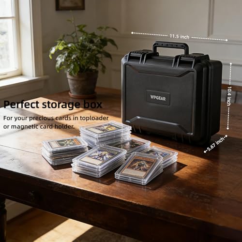 Toploader Storage Box for Trading Card, for 3" x 4" 35PT Rigid Card Holder