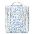 Narwey Hanging Travel Toiletry Bag for Women, Makeup Cosmetic Bag - color: B-Blue Flower, size: Medium