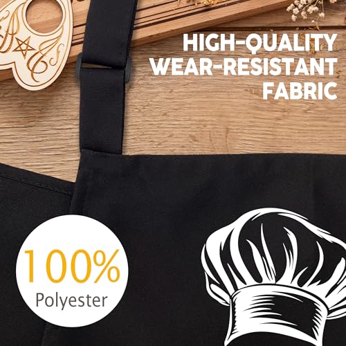 Mr. Good Lookin is Cookin Funny Aprons for Men with 2 Pockets, Cooking Apron for Dad, Gag Gifts for Men, Adjustable Grilling Apron for Husband, Chef Kitchen Gifts for Birthday & Father’s Day - A23 - color: Mr. Good Lookin is Cookin 3