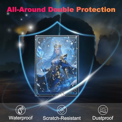 3000 Pack Card Sleeves Clear, Perfect Fit Inner Sleeves Ideal for Double-sleeving, Trading Card Sleeve Compatible with MTG, PKM, TCG and Gaming Cards (60 Microns) - size: 3000 Pack