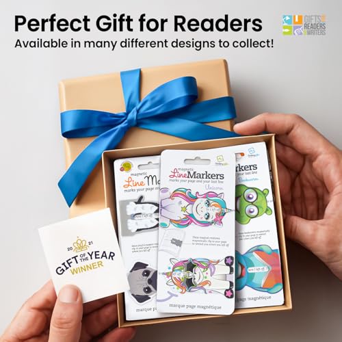 Thinking Gifts Magnetic Linemarker Bookmark for Easy Tracking - Avocado - color: Avocado