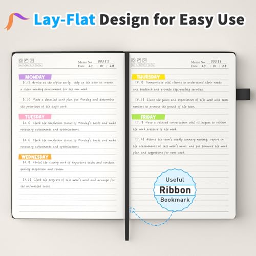 Oucaru 4 Pack A5 Lined Journal Notebook for Writing, 180 Pages - color: Brown, size: 4 Pack
