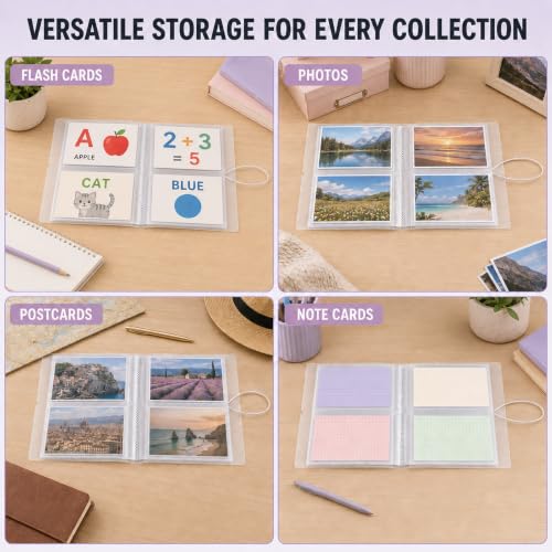 3x5 Index Card Organizer Holder Portable - size: 3x5