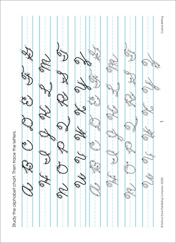 School Zone Cursive Writing Workbook: 64 Pages, 3rd Grade, 4th Grade, Practice Handwriting, Tracing, Letters, Words, Sentences, Ages 8 to 10 (I Know It! Book Series)