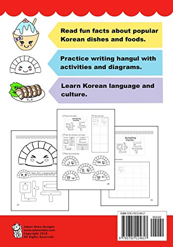 Let's Write Korean Words About Food: Practice Writing Workbook (Korean Practice Notebooks)