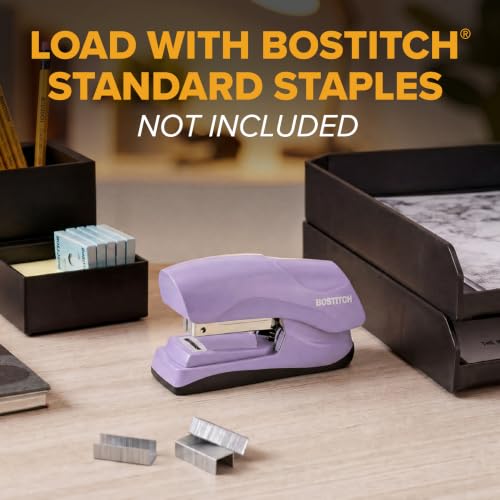 Bostitch Heavy Duty Stapler, 40 Sheet Capacity, No Jam, Purple - color: Purple, size: Pack of 1
