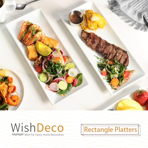 WishDeco Serving Platters Set of 3, Large Serving Trays 14 Inch - size: 14 inch