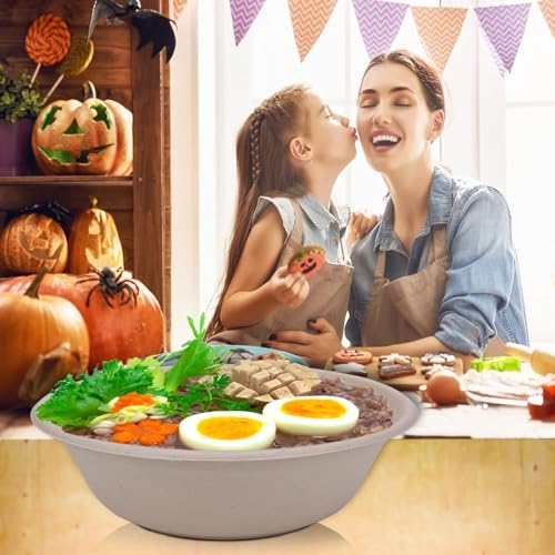 TOPtoper 33Oz 50Pack Large Paper Bowls, Disposable Bowls Bulk Leakproof and Microwave Safe for Hot or Cold Use (33 OZ) - size: 33 OZ