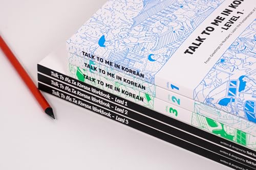 Talk to Me in Korean Mega Beginner Bundle – Levels 1, 2 & 3 Textbooks, Workbooks & Writing Notebook | Complete Korean Learning Set for Adult Beginners with 9 Premium K-Study Gifts