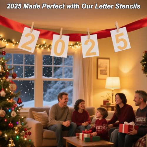 Number Stencils for Painting, 10 Pcs 6 Inch for Cakes Wood Signs Crafts - color: Number 6"