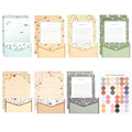 64 Pcs Stationery Paper Envelopes Set - color: Cute