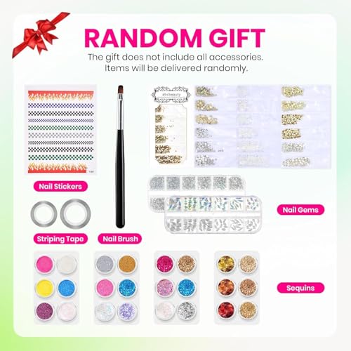 Beetles 53 Pcs Gel Nail Kit with U V Light -32 Colors Nails Kit - color: B-Emotional Manicure