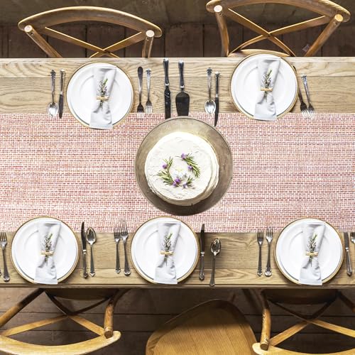 Urban Villa Table Runner Cotton Heavier Quality 14x72 Flamingo Print - color: Falltone, size: 14" x 72"