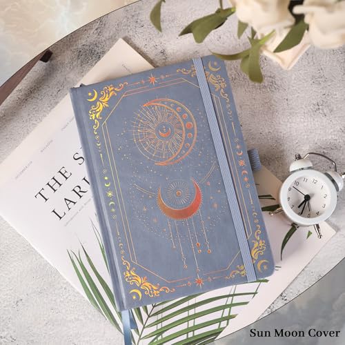 TIEFOSSI Dot Journal Notebook for Women Men, 160GSM Notebook - color: Light blue, size: Dot