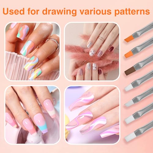 Nail Art Brushes, 31 Pcs Nail Art Design Tools Kit - color: 31PCS Nail Art Brushes