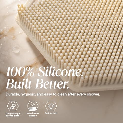 TOOLETRIES Silicone Body Scrubber 2.0, Loofah Alternative - Sand - color: Sand