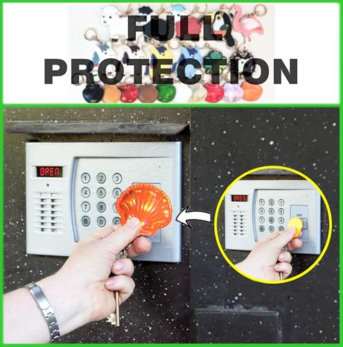 Leather Keychain holder Protective Case Compatible with Apple AirTag - color: Orange