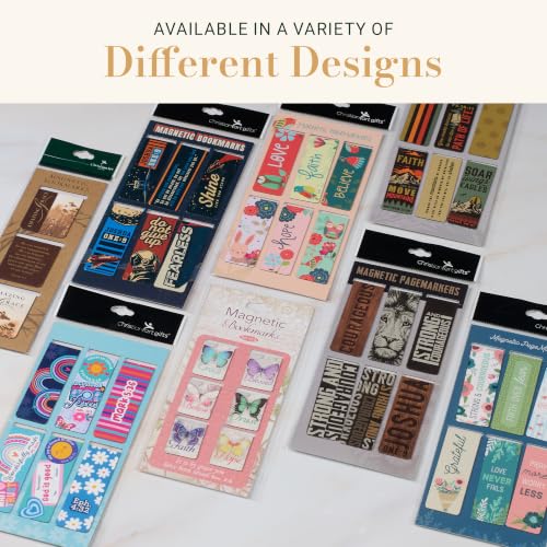 Christian Art Gifts Magnetic Scripture Bookmark Set for Women: Blessings - color: Butterfly Blessings