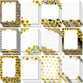 Gilprop 24 Pcs Sunflower Sticky Notes Gift, Cartoon Self Stick Notepads - style: Sunflower