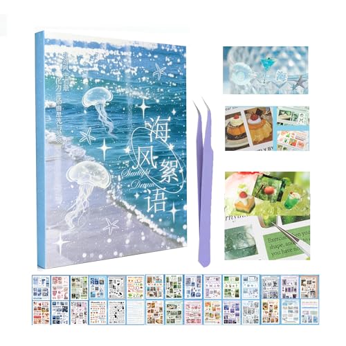 Japanese Stickers for Journaling Supplies,Daily Life Journal Stickers Book - color: Plan